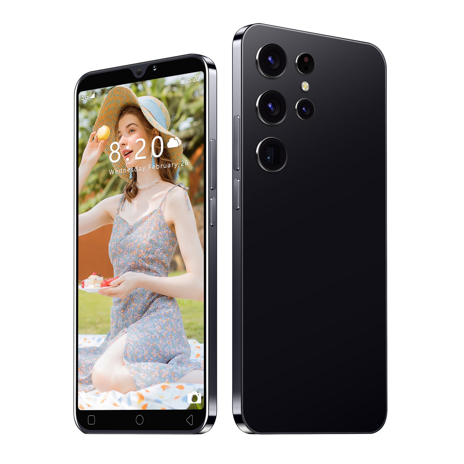 S24 Ultra Smartphone with GooglePlay 5.0\" Full Screen Face ID LTE & CDMA Cellular 65W Quick Charge 256GB ROM